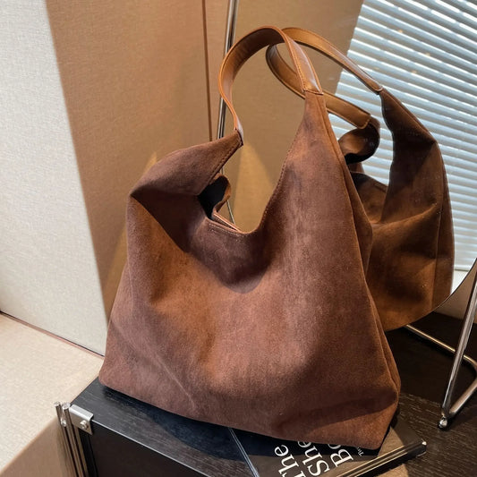 Vintage Chamois Leather Tote